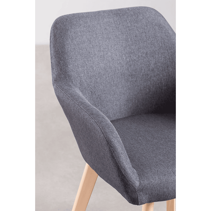 Silla de comedor con reposabrazos Ervi 11