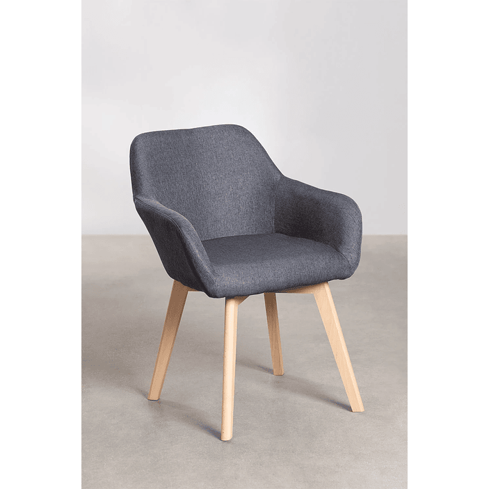 Silla de comedor con reposabrazos Ervi 7