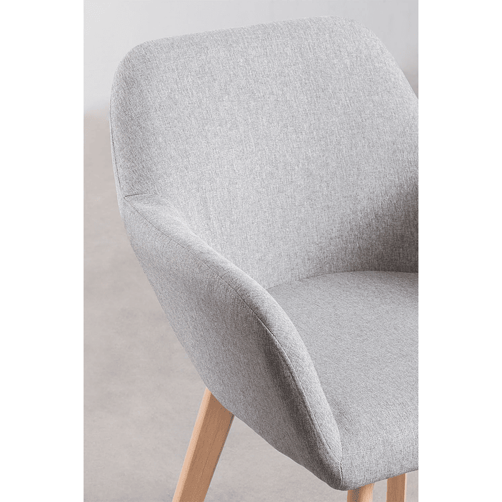 Silla de comedor con reposabrazos Ervi 18