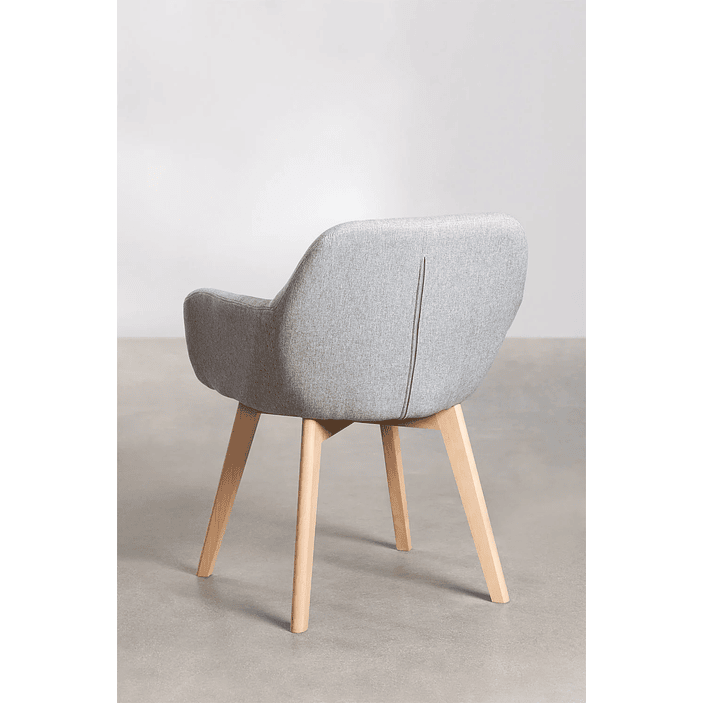 Silla de comedor con reposabrazos Ervi 14