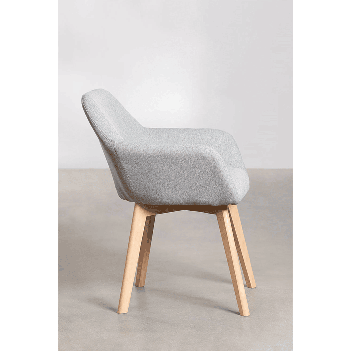 Silla de comedor con reposabrazos Ervi 15