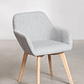 Silla de comedor con reposabrazos Ervi - Miniatura 12