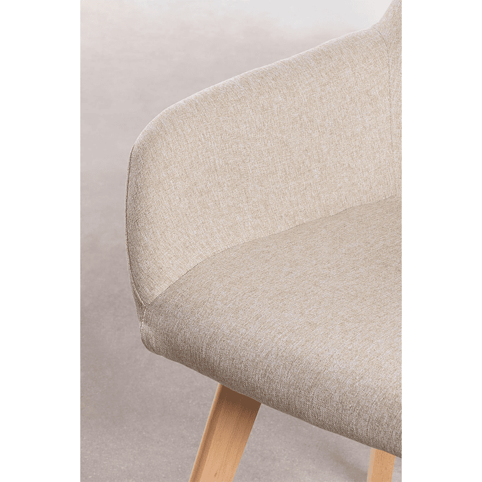 Pack de 2 sillas de comedor con reposabrazos Ervi 5