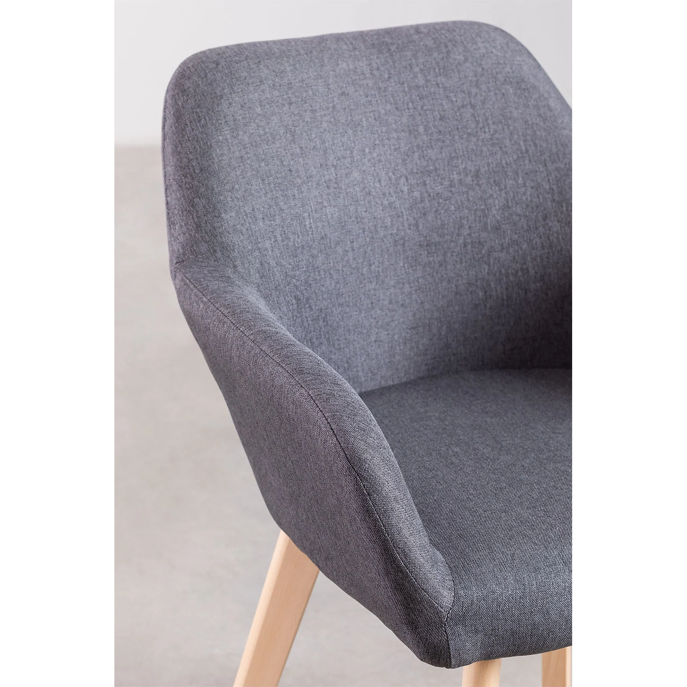 Pack de 2 sillas de comedor con reposabrazos Ervi 11