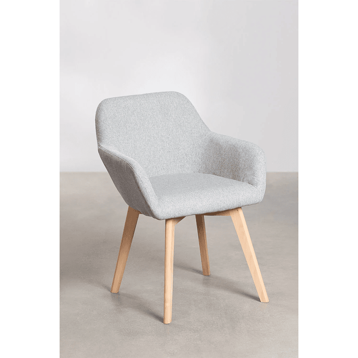 Pack de 2 sillas de comedor con reposabrazos Ervi 12