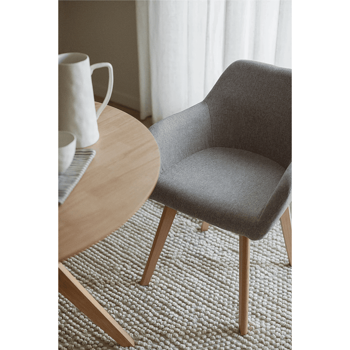 Pack de 2 sillas de comedor con reposabrazos Ervi 13