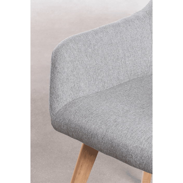 Pack de 2 sillas de comedor con reposabrazos Ervi 16