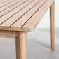 Mesa de jardín rectangular en madera de acacia Kaela 180 x 90 cm - Miniatura 4