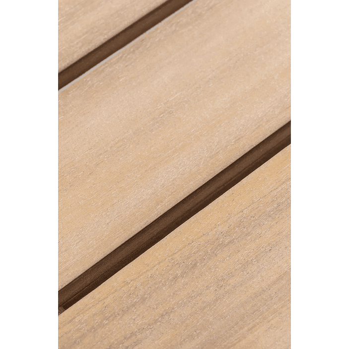 Mesa de jardín rectangular en madera de acacia Kaela 220 x 100 cm 5
