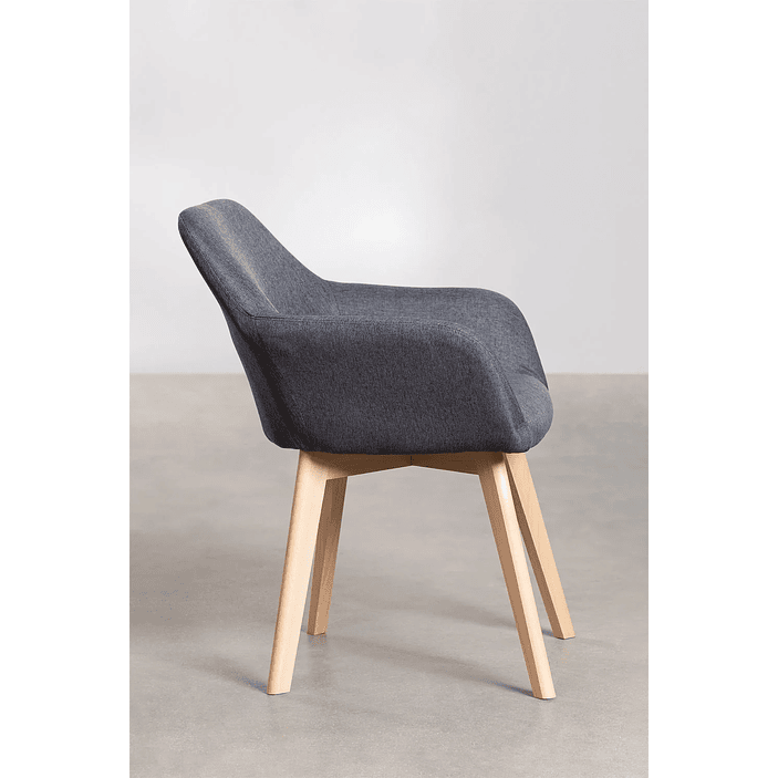 Pack de 4 sillas de comedor con reposabrazos Ervi 9