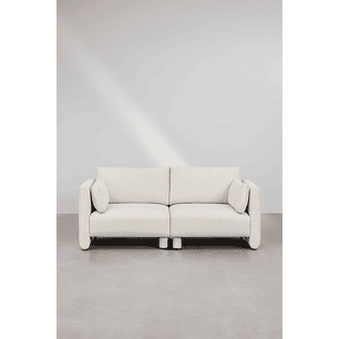 Sofá modular de 2 piezas en tela bouclé 196 cm Artemisa