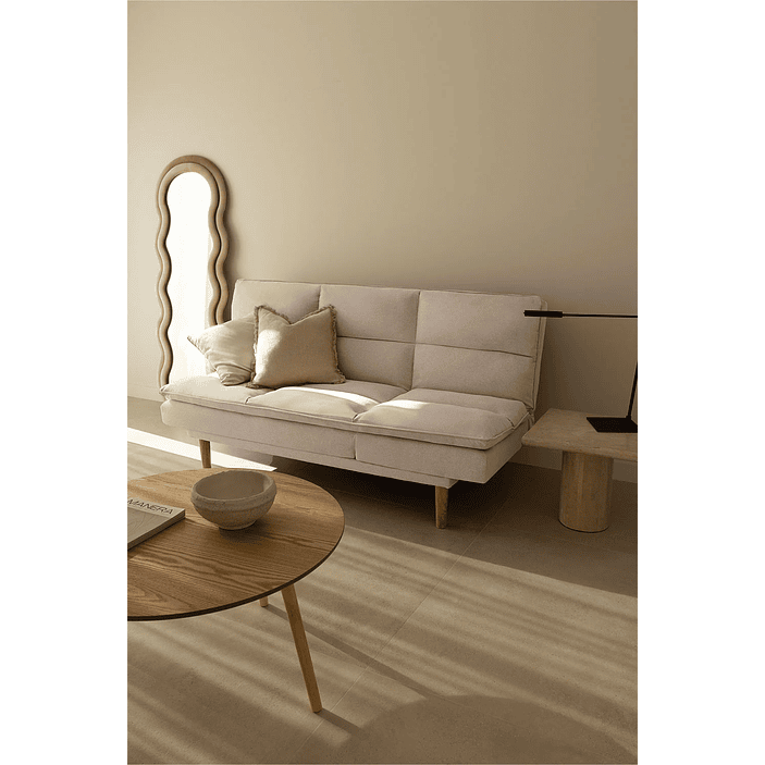 Sofá reclinable de 2 plazas en tela Veka 170 cm 1