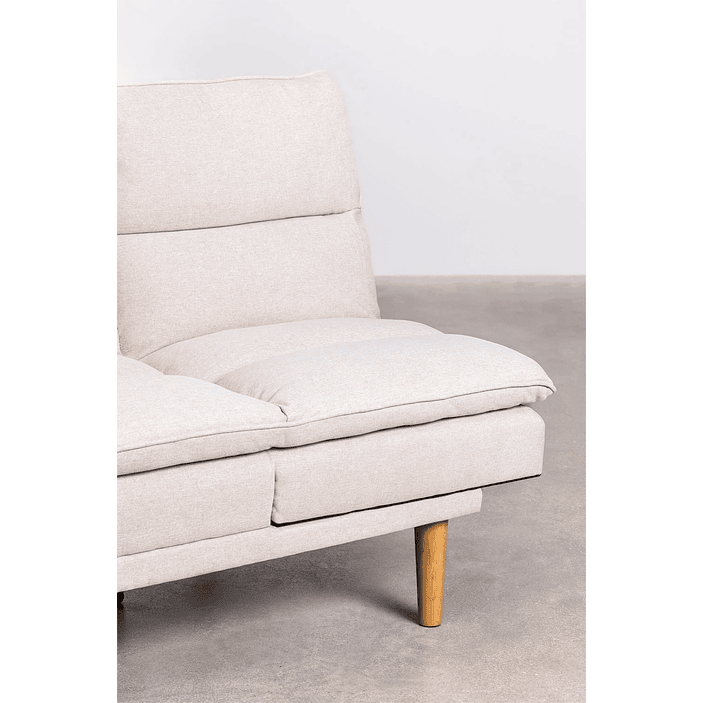 Sofá reclinable de 2 plazas en tela Veka 170 cm 4