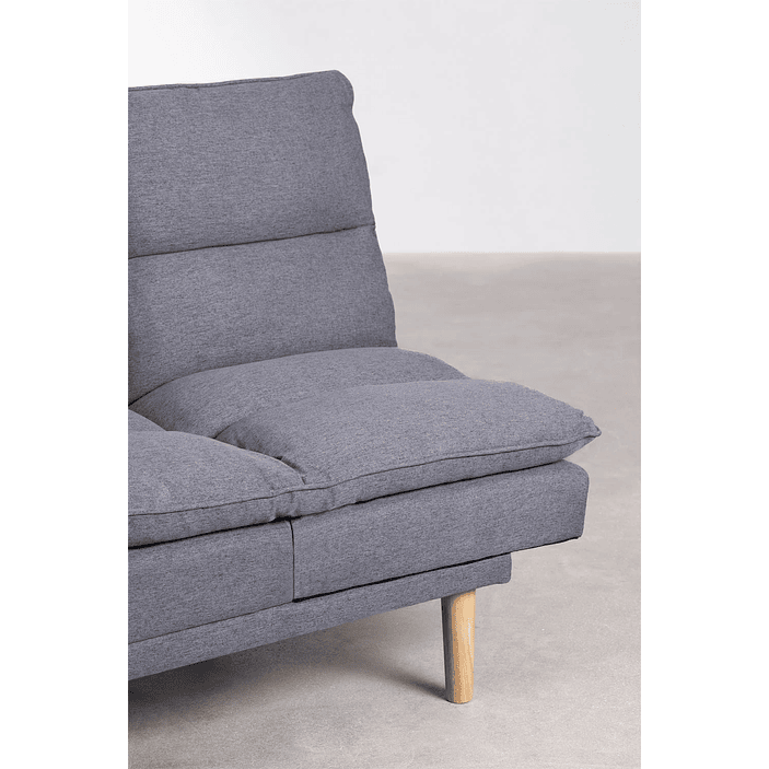 Sofá reclinable de 2 plazas en tela Veka 170 cm 15