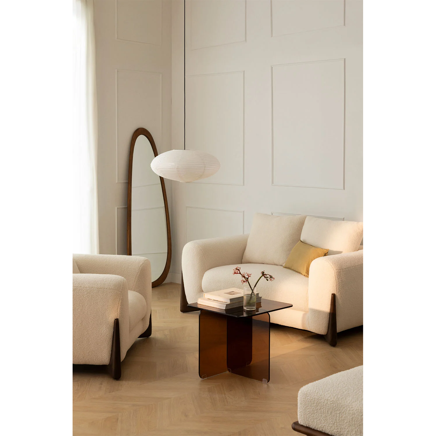 Sofá de 2 plazas en borreguito Grevena 174 cm 2