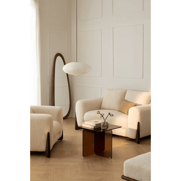 Sofá de 2 plazas en borreguito Grevena 174 cm 2