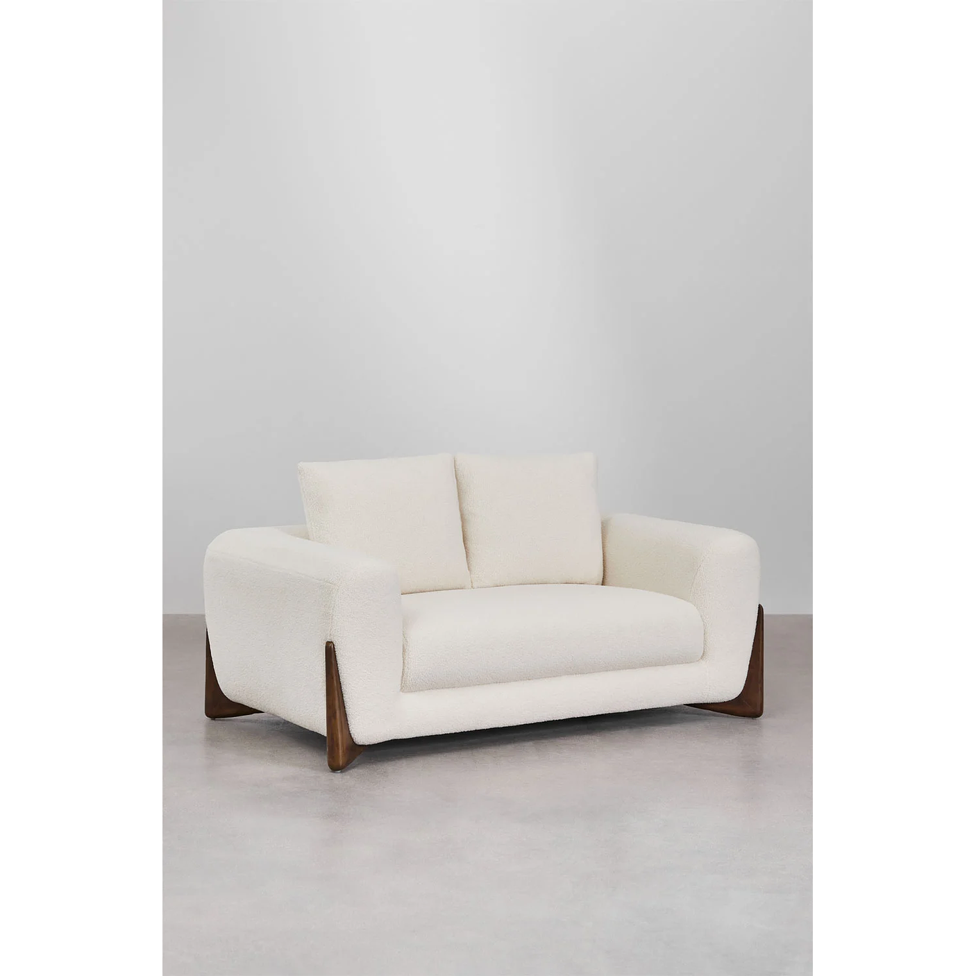 Sofá de 2 plazas en borreguito Grevena 174 cm 1