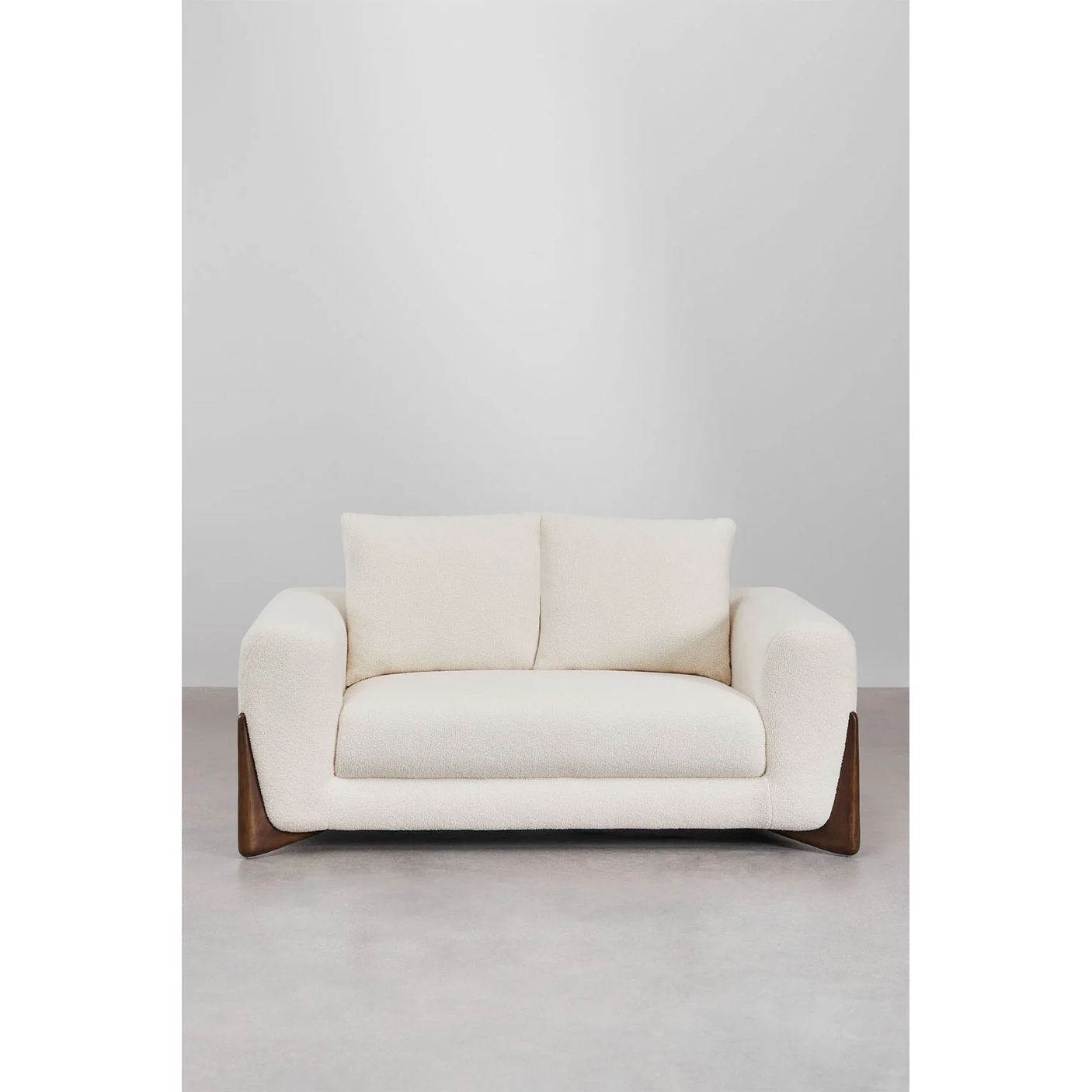 Sofá de 2 plazas en borreguito Grevena 174 cm 5