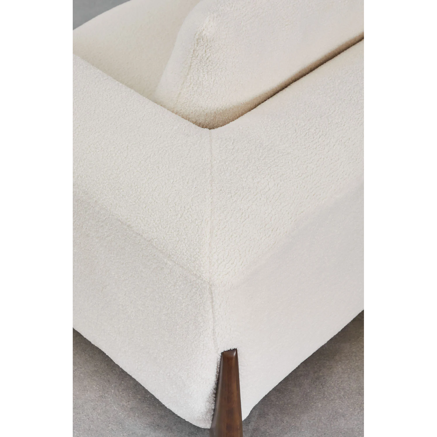 Sofá de 2 plazas en borreguito Grevena 174 cm 7