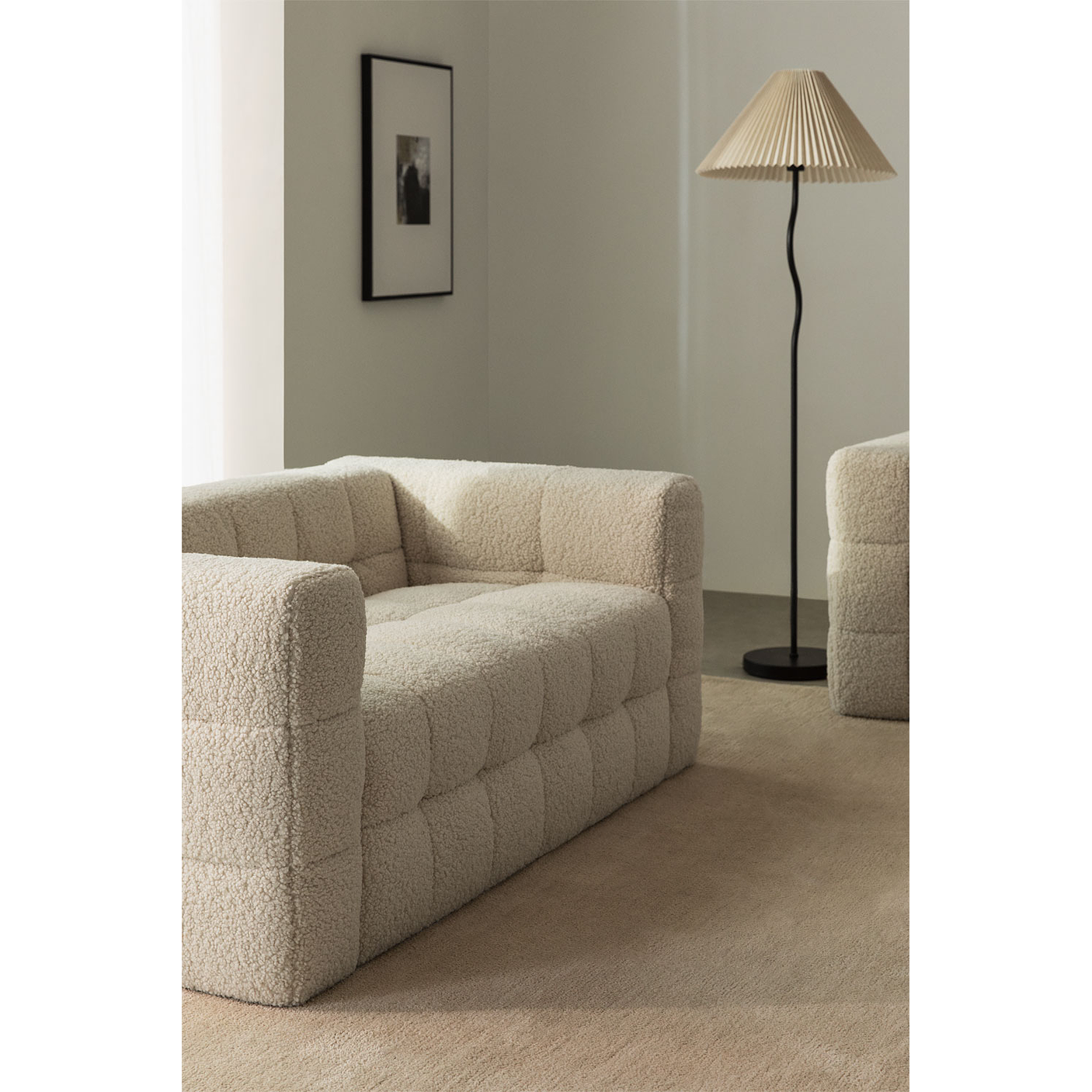 Sofá en borreguito Harriet 153 cm 2