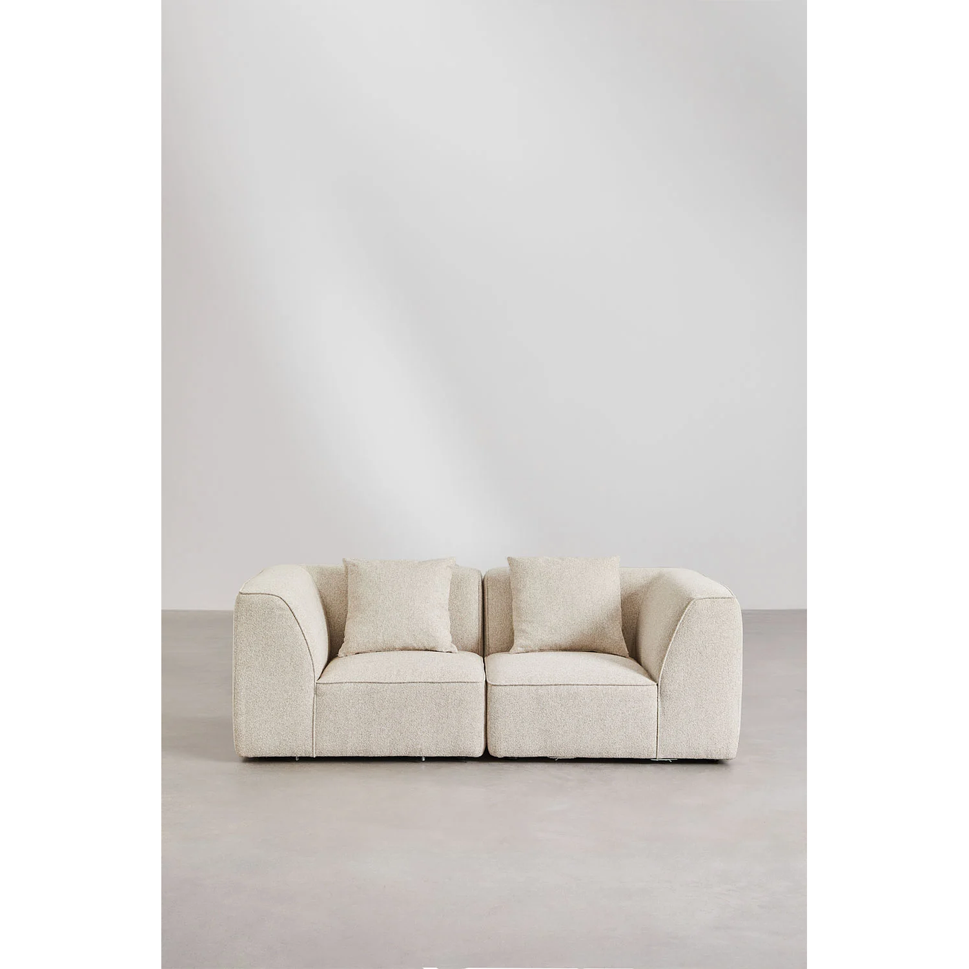 Sofá modular de 2 piezas tapizado Cardea 192 cm 4