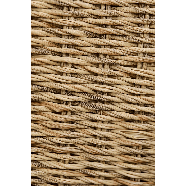 Sofá de 2 plazas en madera de acacia y ratán sintético Leilan 137.5 cm 8