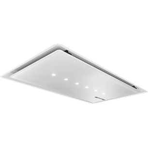 Serie 8 Extractor de techo 90 cm Cristal blanco