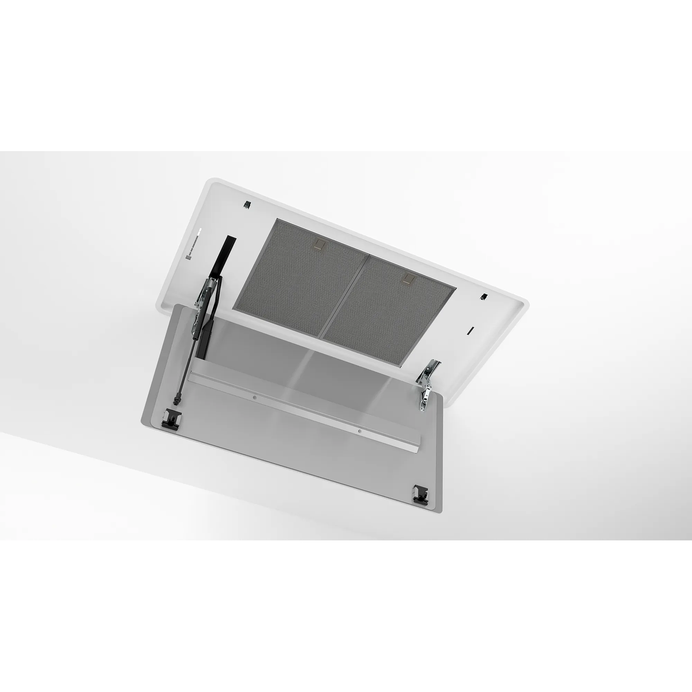 Serie 8 Extractor de techo 90 cm Cristal blanco 11