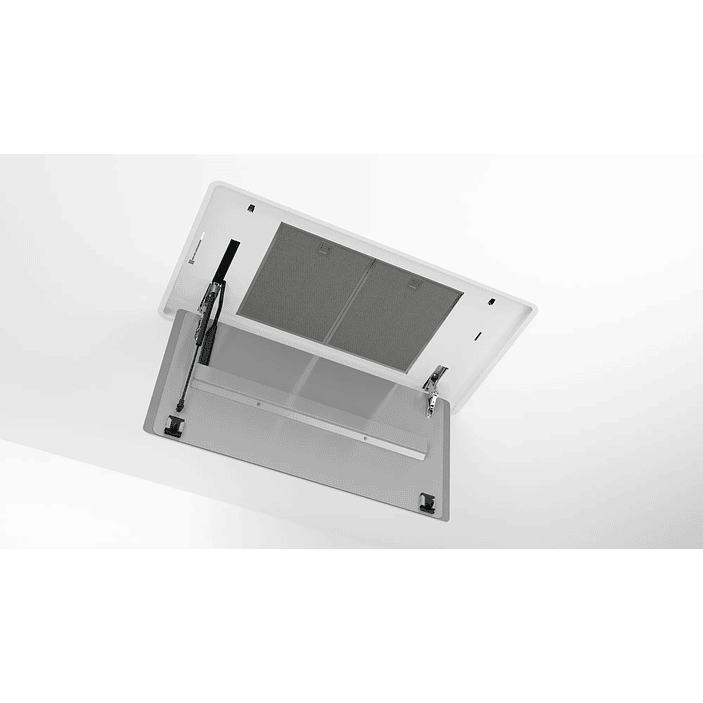 Serie 8 Extractor de techo 90 cm Cristal blanco 11