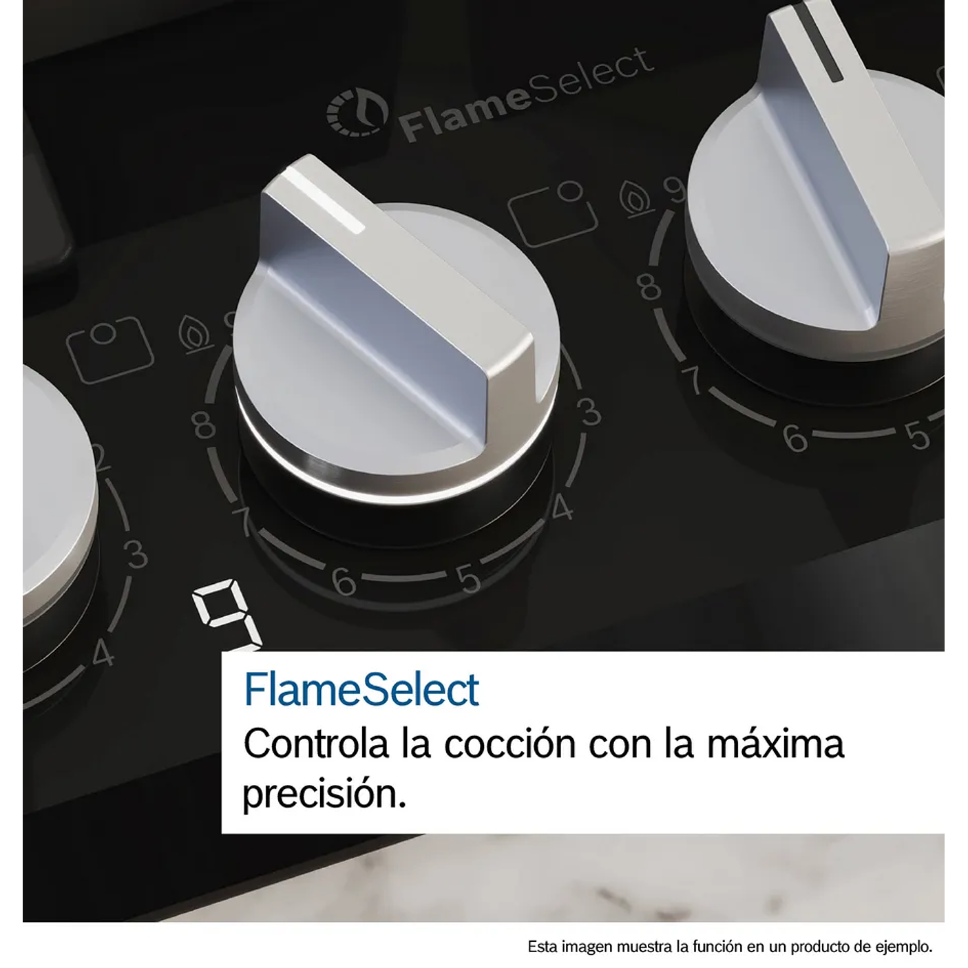 Serie 6 Placa de gas 90 cm Acero 10