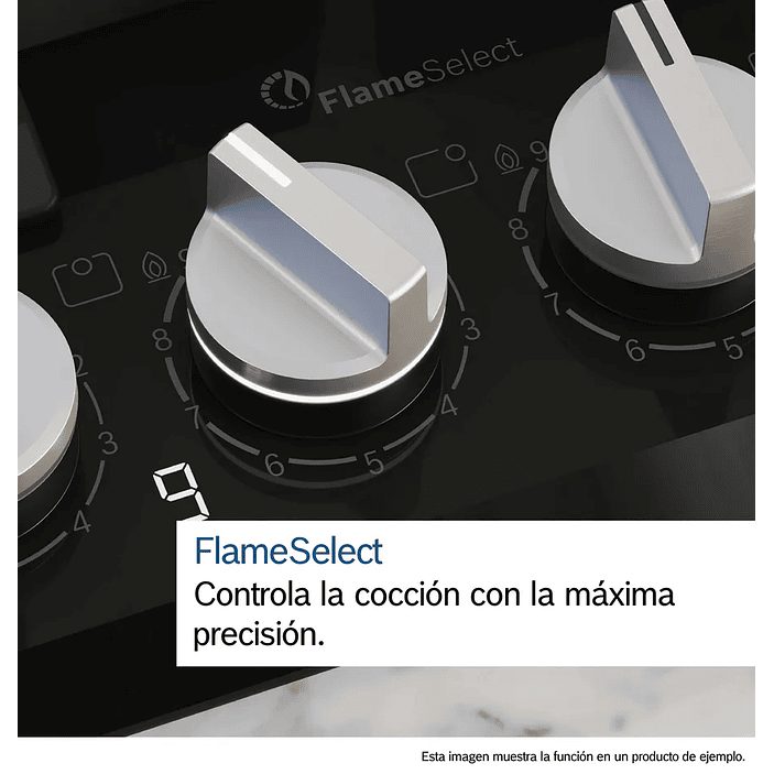 Serie 6 Placa de gas 90 cm Acero 10