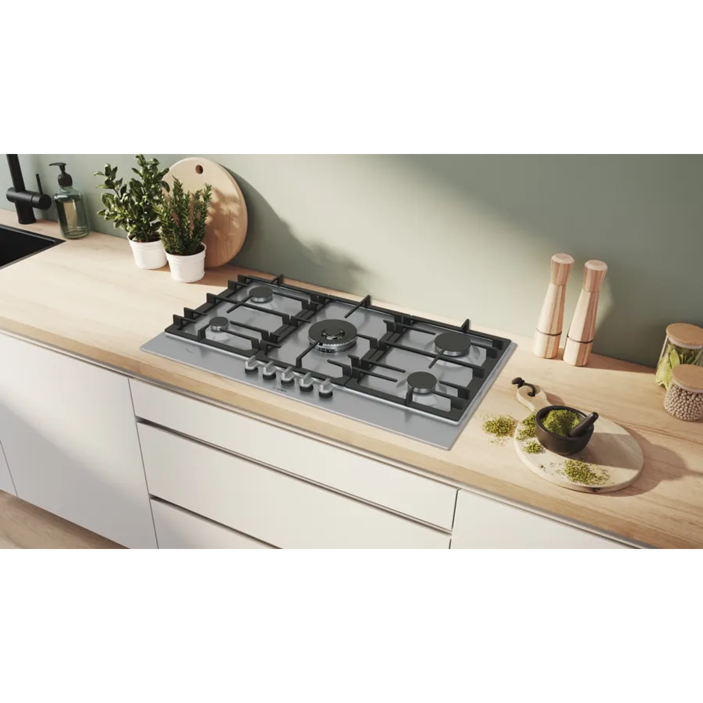 Serie 6 Placa de gas 90 cm Acero 5