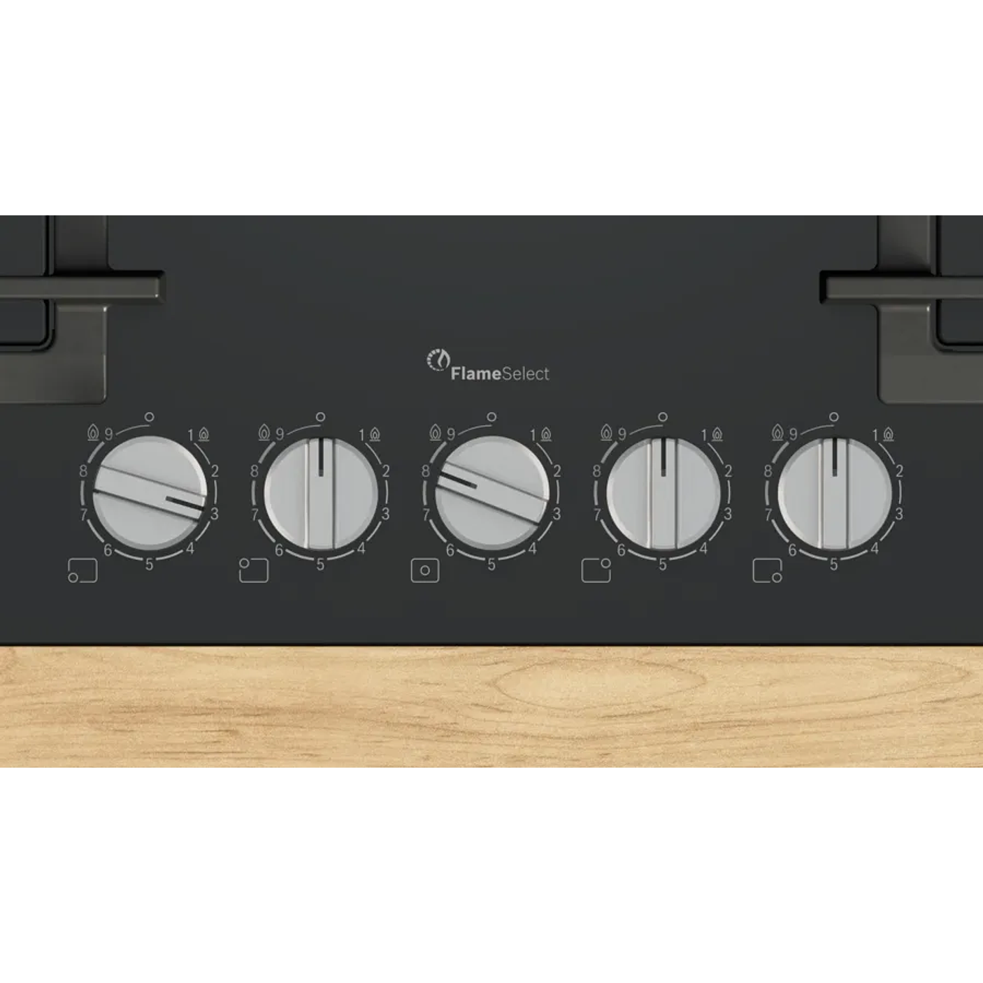 Serie 6 Placa de gas 75 cm Vidrio templado, Negro 3