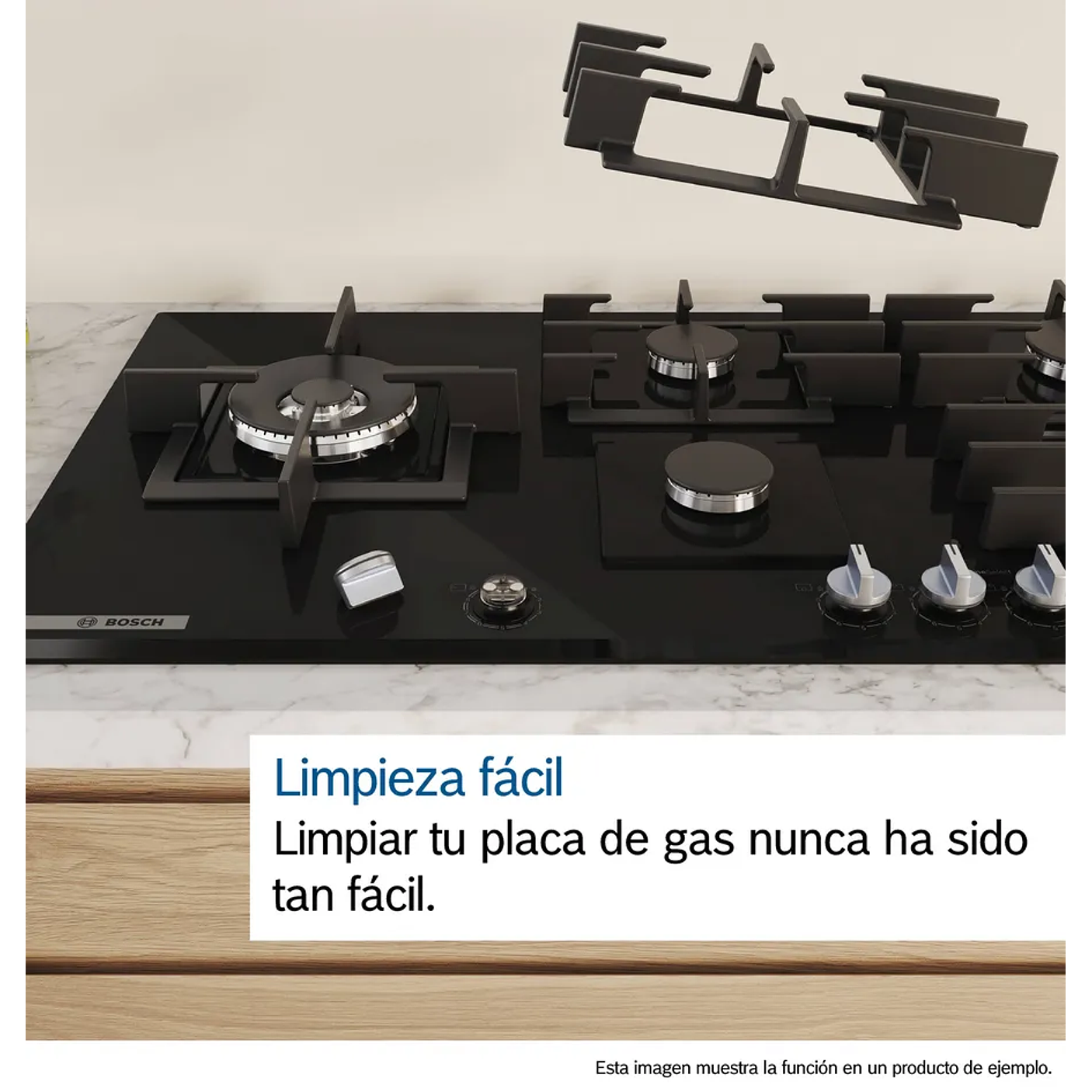 Serie 6 Placa de gas 75 cm Acero 5