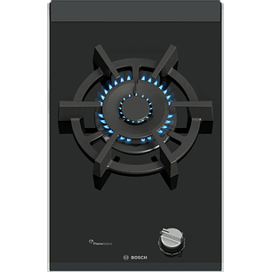 Serie 8 Placa dominó 30 cm Cristal vitrocerámico, Negro