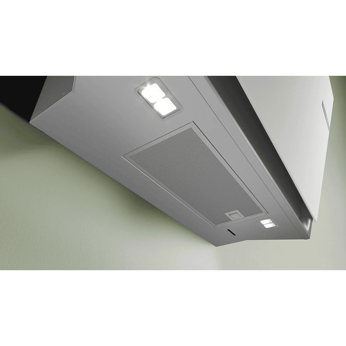 Serie 6 Campana decorativa de pared 80 cm Cristal blanco 4