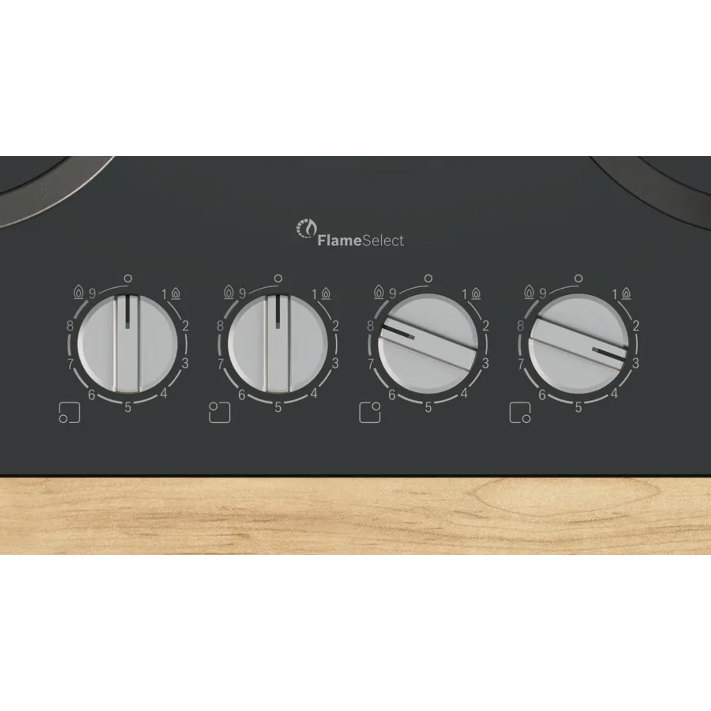 Serie 6 Placa de gas 60 cm Vidrio templado, Negro 3