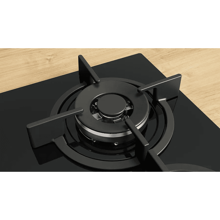 Serie 6 Placa de gas 60 cm Vidrio templado, Negro 6