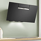 Serie 4 Campana decorativa de pared 80 cm Cristal negro - Miniatura 3