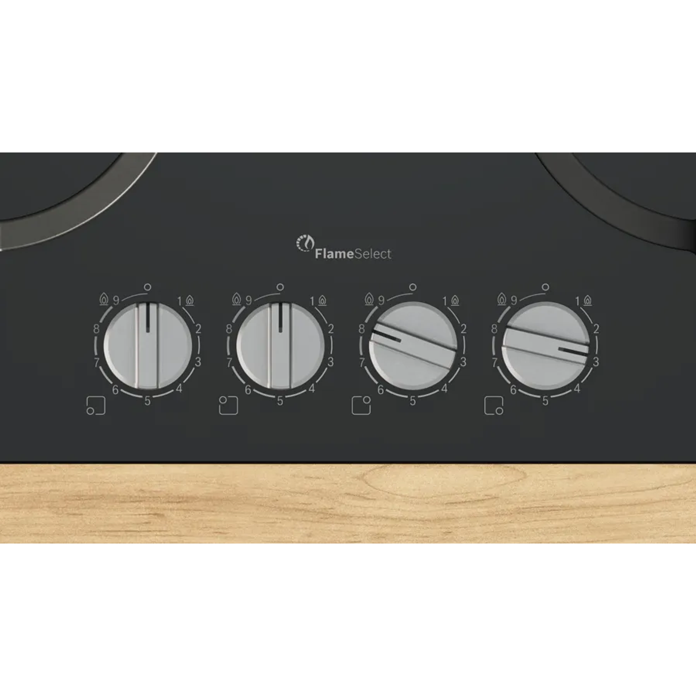 Serie 6 Placa de gas 60 cm Vidrio templado, Negro 3