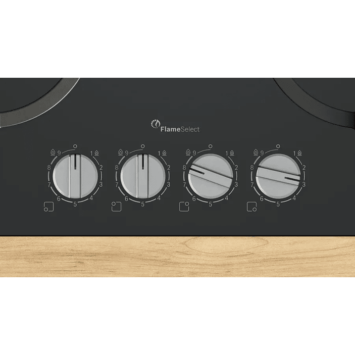 Serie 6 Placa de gas 60 cm Vidrio templado, Negro 3