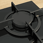 Serie 6 Placa de gas 60 cm Vidrio templado, Negro - Miniatura 5