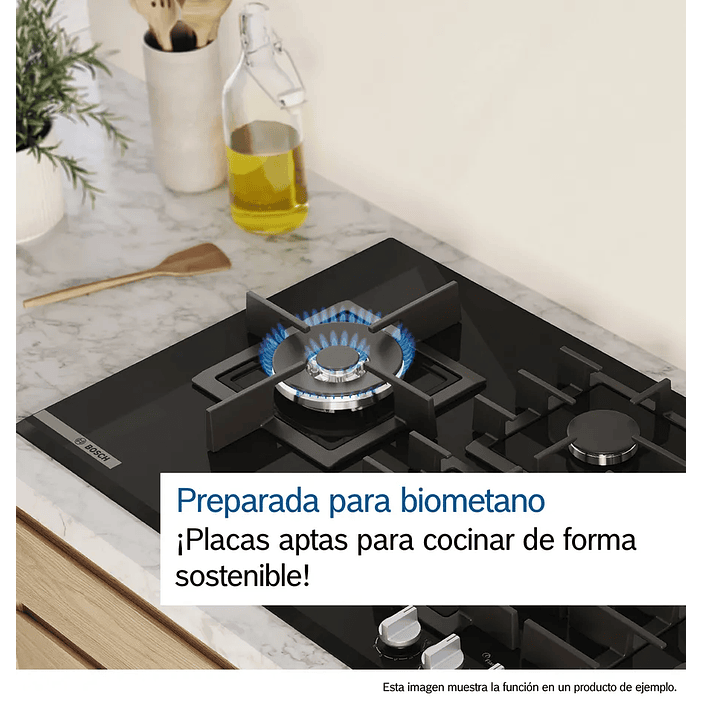 Serie 6 Placa de gas 60 cm Vidrio templado, Negro 11