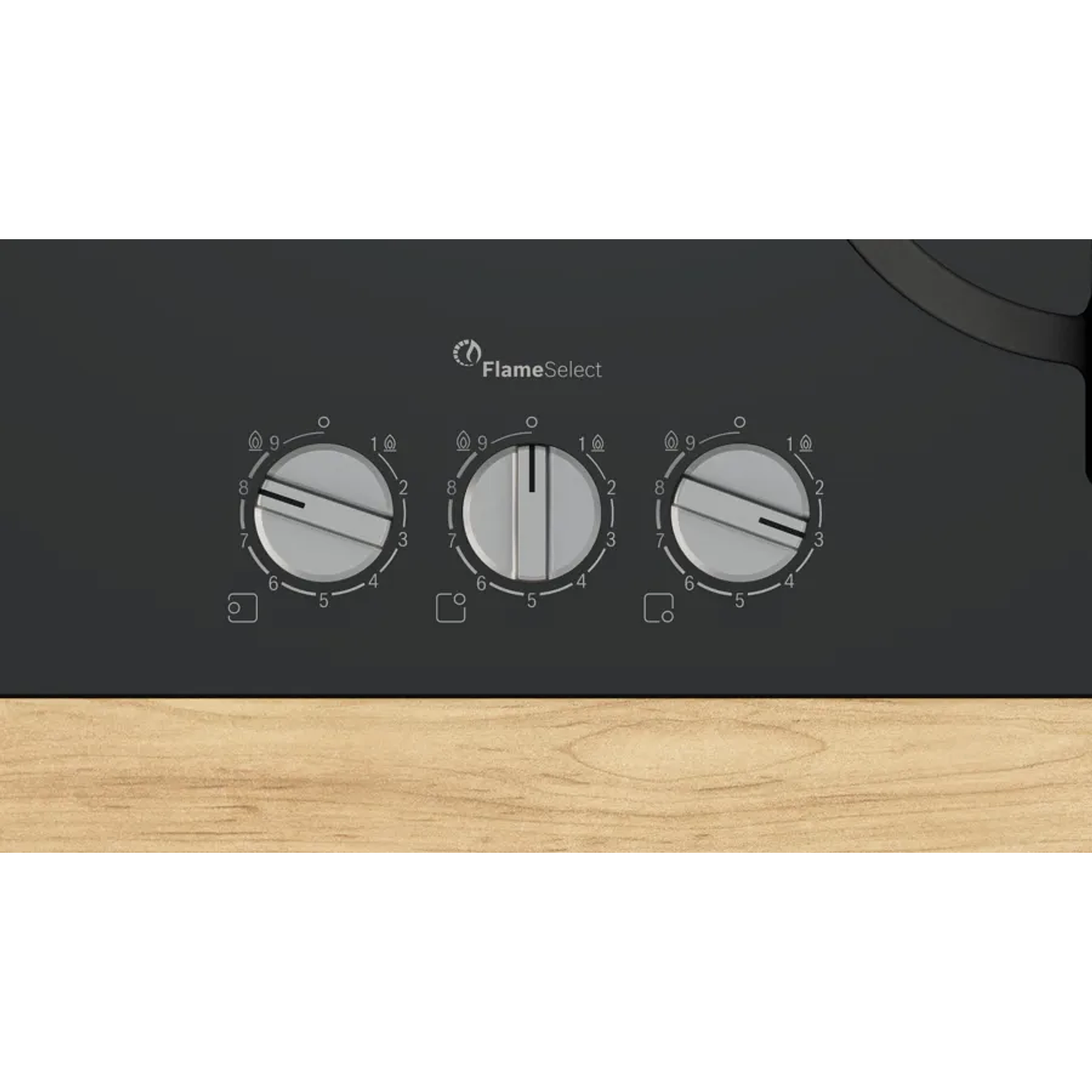 Serie 6 Placa de gas 60 cm Vidrio templado, Negro 3