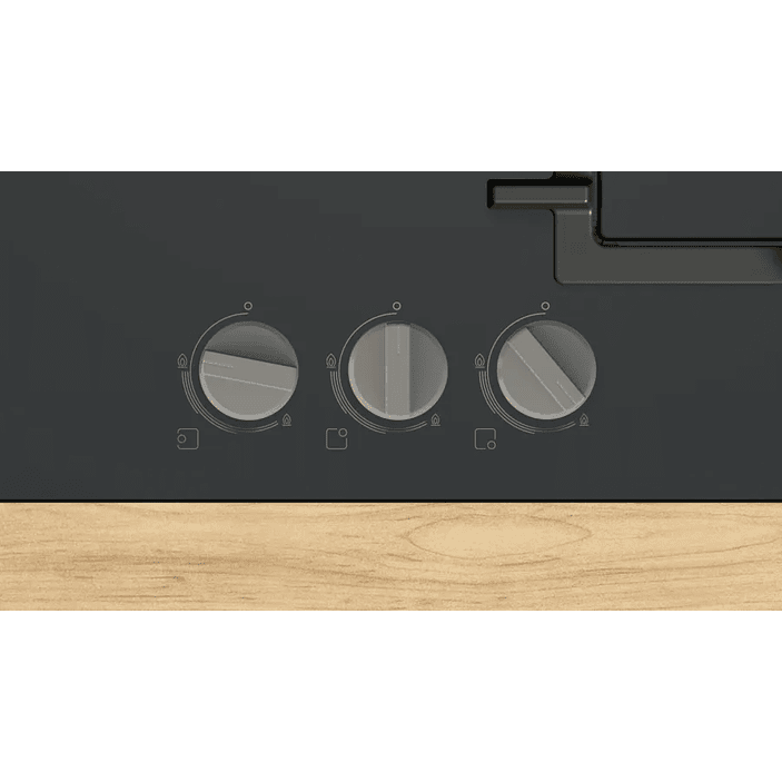 Serie 4 Placa de gas 60 cm Vidrio templado, Negro 3