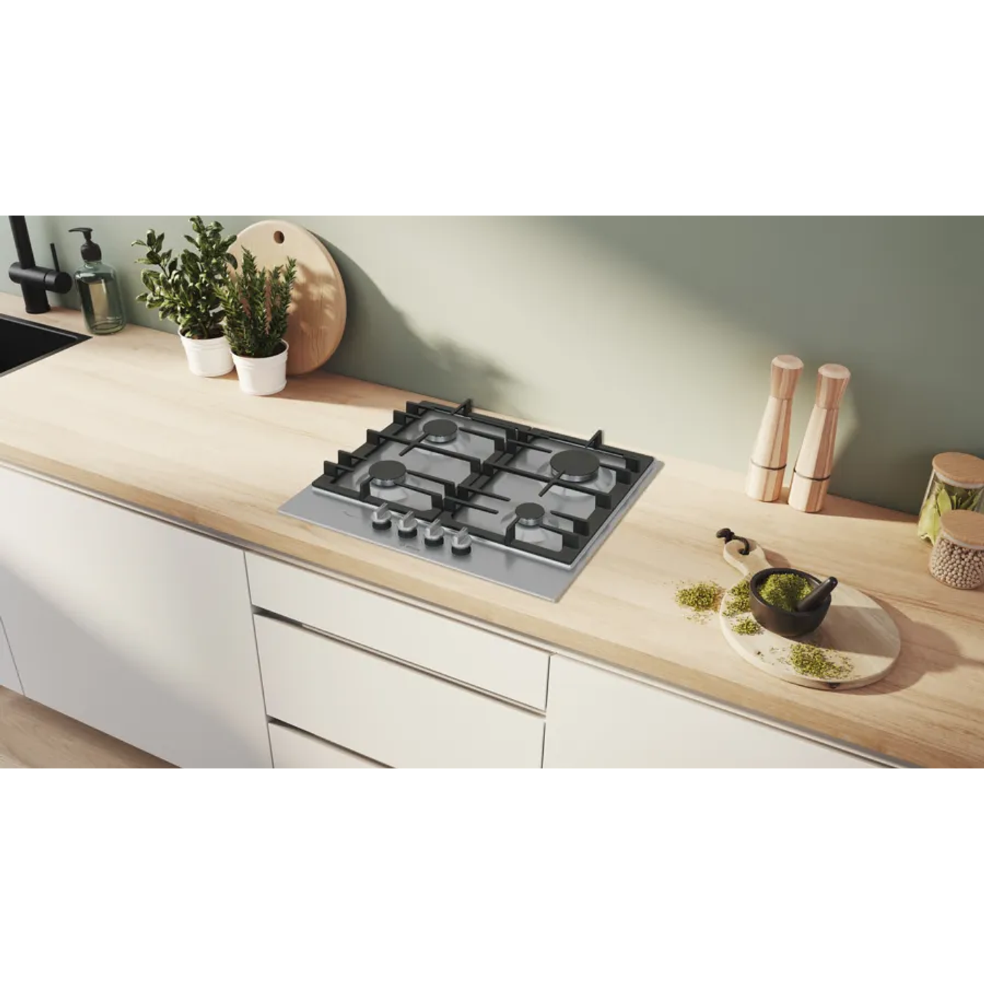 Serie 6 Placa de gas 60 cm Acero 7