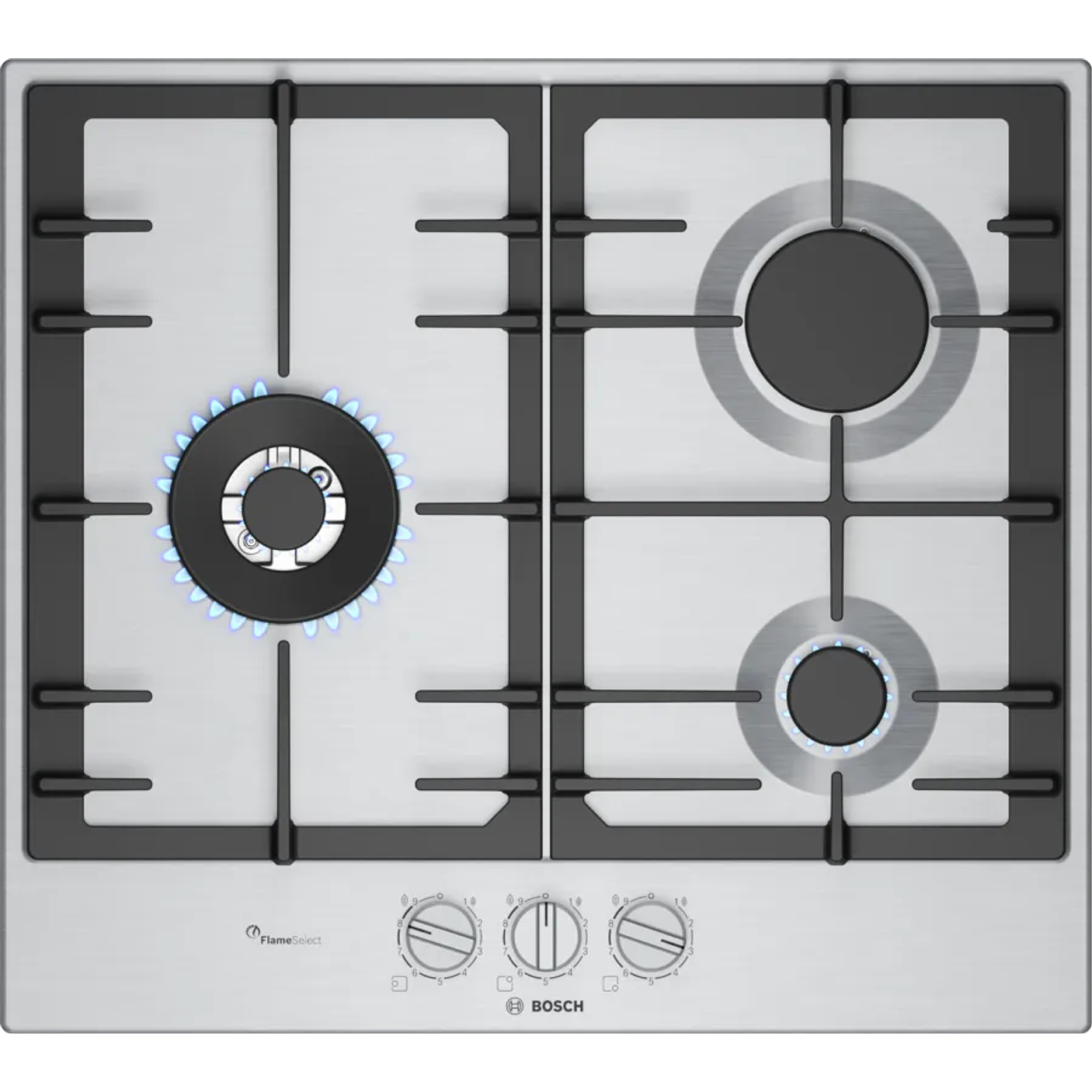 Serie 6 Placa de gas 60 cm Acero 1