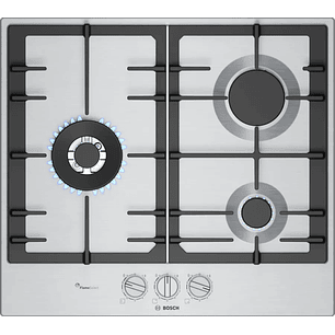 Serie 6 Placa de gas 60 cm Acero