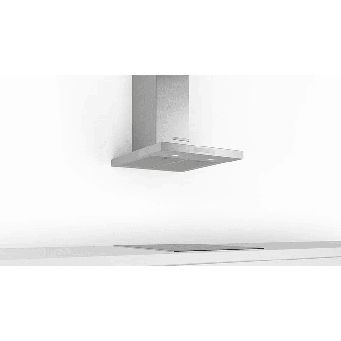 Serie 6 Campana decorativa de pared 60 cm Acero inoxidable 2