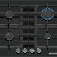 Serie 4 Placa de gas 60 cm Vidrio templado, Negro - Miniatura 1